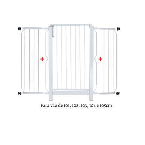 Grade de Proteção Master para vãos de 101cm a 105cm