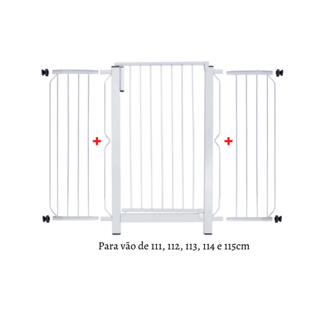 Grade de Proteção Master para vãos de 106cm a 110cm