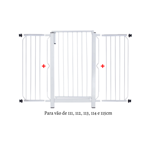 Grade de Porta Master para Vãos de 111cm a 115cm