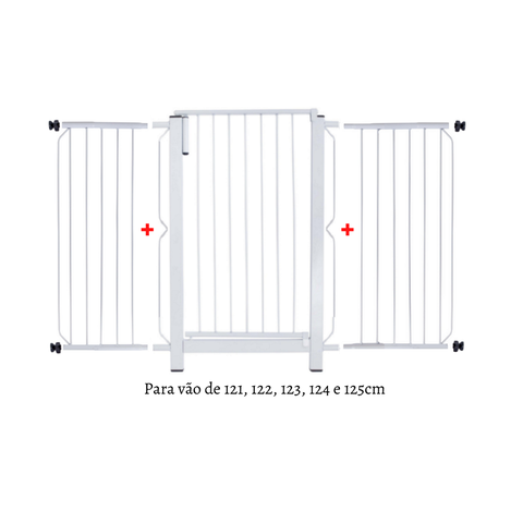 Grade de Proteção Master para vãos de 121cm a 125cm