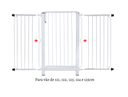 Ver imagem 1 de Grade de Proteção Master para vãos de 121cm a 125cm