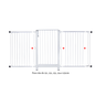 Grade de porta Master para vãos de 151cm a 155cm - 1
