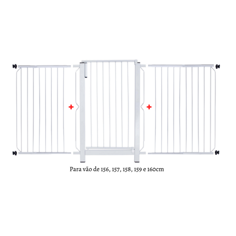 Grade de porta Master para vãos de 156cm a 160cm