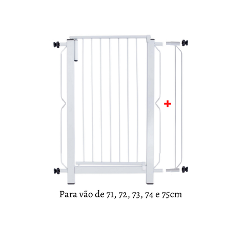 Grade de Porta Master para Vãos de 71cm a 75cm