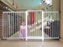 Ver imagem 7 de Portão Grade Proteção Criança Bebe Cão Pet para vãos de 131cm a 135cm