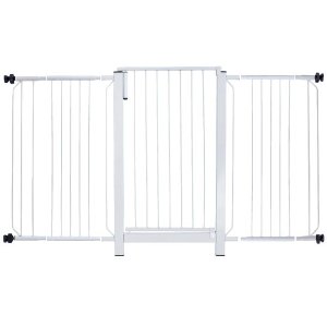 Portão Grade Proteção Criança Bebe Cão Pet para vãos de 131cm a 135cm