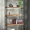 Ver imagem 3 de Estante De Lavanderia De Aço Preto Premium Com Prateleiras