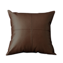 Ver imagem 1 de Almofada Couro Ecológico:café