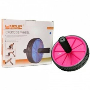 Roda de Exercicio - Rosa - Ls3160r liveup