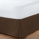 Ver imagem 1 de Saia Box Matelada para Cama de Casal Queen - Tabaco