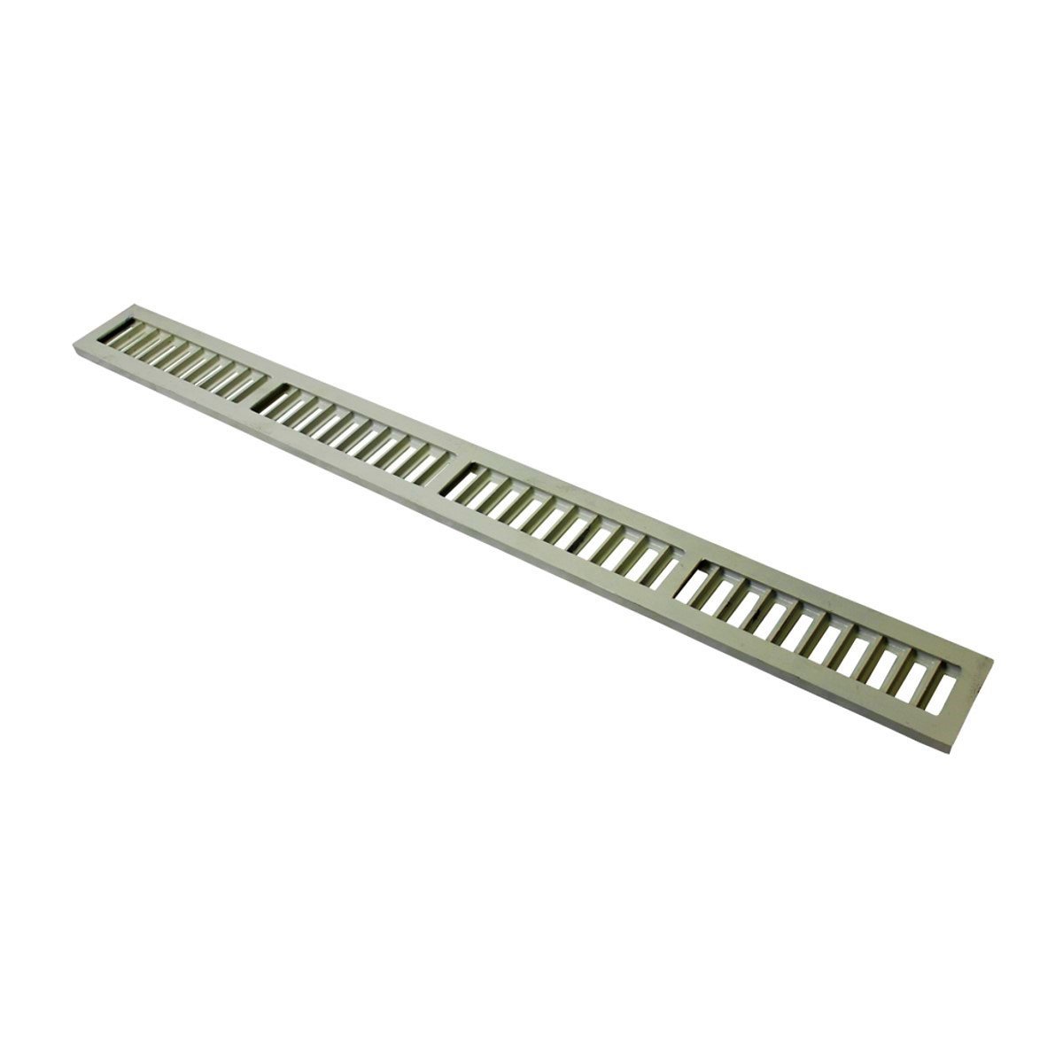 Ralo Grelha Linear com Caixilho em Alumínio Bege 20x100cm G.D.A. INDUSTRIA E DISTRIBUIDORA DE FUNDID - 1