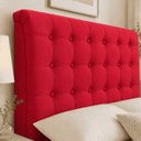 Ver imagem 3 de Cabeceira para Cama Box Estofada 160 cm Queen Ana com Botões Suede Cores