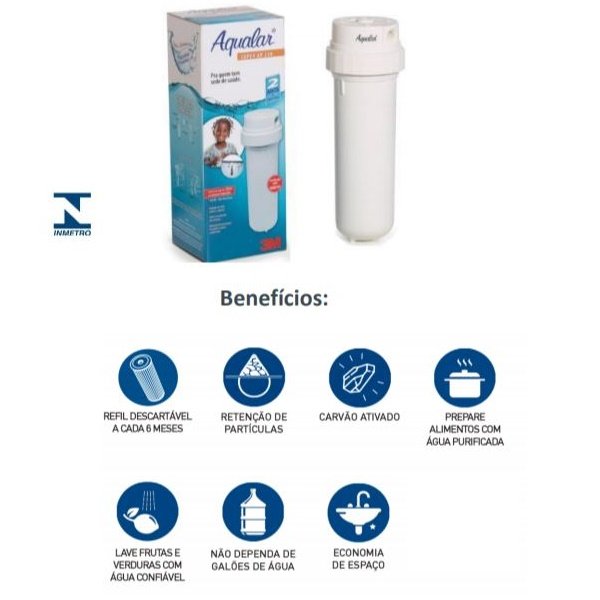 Filtro de Agua 3m Aqualar Ap230 Branco Hb004292205 - 2