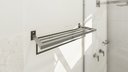 Ver imagem 4 de Toalheiro de Banho Banheiro Hotelaria Triplo 60cm Larissa em Aço Inox Polido Brilhante Stainless