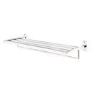 Ver imagem 2 de Toalheiro de Banho Banheiro Hotelaria Triplo 60cm Larissa em Aço Inox Polido Brilhante Stainless