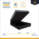 Ver imagem 3 de Cama Box Baú com Colchão de Espuma D33 Ortobom ISO 100 Casal 138cm