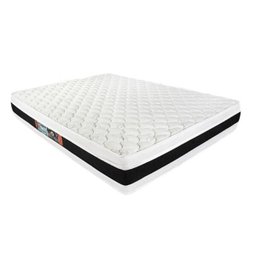 Cama Box Baú Queen + Colchão Espuma D45 Castor Black White Double Face 158x198x69cm - 4