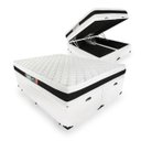 Ver imagem 1 de Cama Box Baú com Colchão de Espuma D45 Castor Black White Double Face Queen 158cm