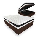 Ver imagem 1 de Cama Box Baú Queen + Colchão Espuma D45 Castor Black White Double Face 158x198x69cm