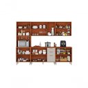Ver imagem 3 de Cozinha Completa Itatiaia 270cm Mdp Cinamomo/fendi Itafriz
