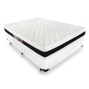 Ver imagem 1 de Cama Box Casal + Colchão de Espuma D45 Castor Black White Double Face 138x188x62cm