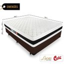 Ver imagem 2 de Cama Box Casal + Colchão de Espuma D45 Castor Black White Double Face 138x188x62cm