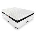 Ver imagem 1 de Cama Box Super King Branca + Colchão de Espuma D45 Castor Black White Double Face 193x203x62cm