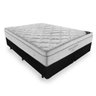 Cama Box Queen + Colchão de Molas Ensacadas Ortobom Freedom 158x198x67cm - 1