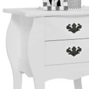 Ver imagem 4 de Mesa de Cabeceira Bombê Premier Branco - Patrimar