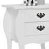 Mesa de Cabeceira Bombê Premier Branco - Patrimar - 4