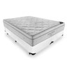 Cama Box Super King Branca + Colchão de Molas Ensacadas - Ortobom - Freedom - 193x203x67cm - 1