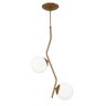 Pendente Aro Duplo Angular Jabuticaba Cobre Orby - 1