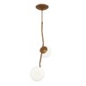 Pendente Aro Duplo Angular Jabuticaba Cobre Orby - 2