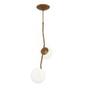 Ver imagem 2 de Pendente Aro Duplo Angular Jabuticaba Cobre Orby