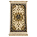 Ver imagem 1 de Tapete Persa Bege 67x120cm Ideal para Quarto e Sala