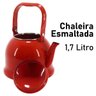Chaleira Revestida Ferro Esmaltado Vermelho 1700ml Mimo Style Ech17vm - 4