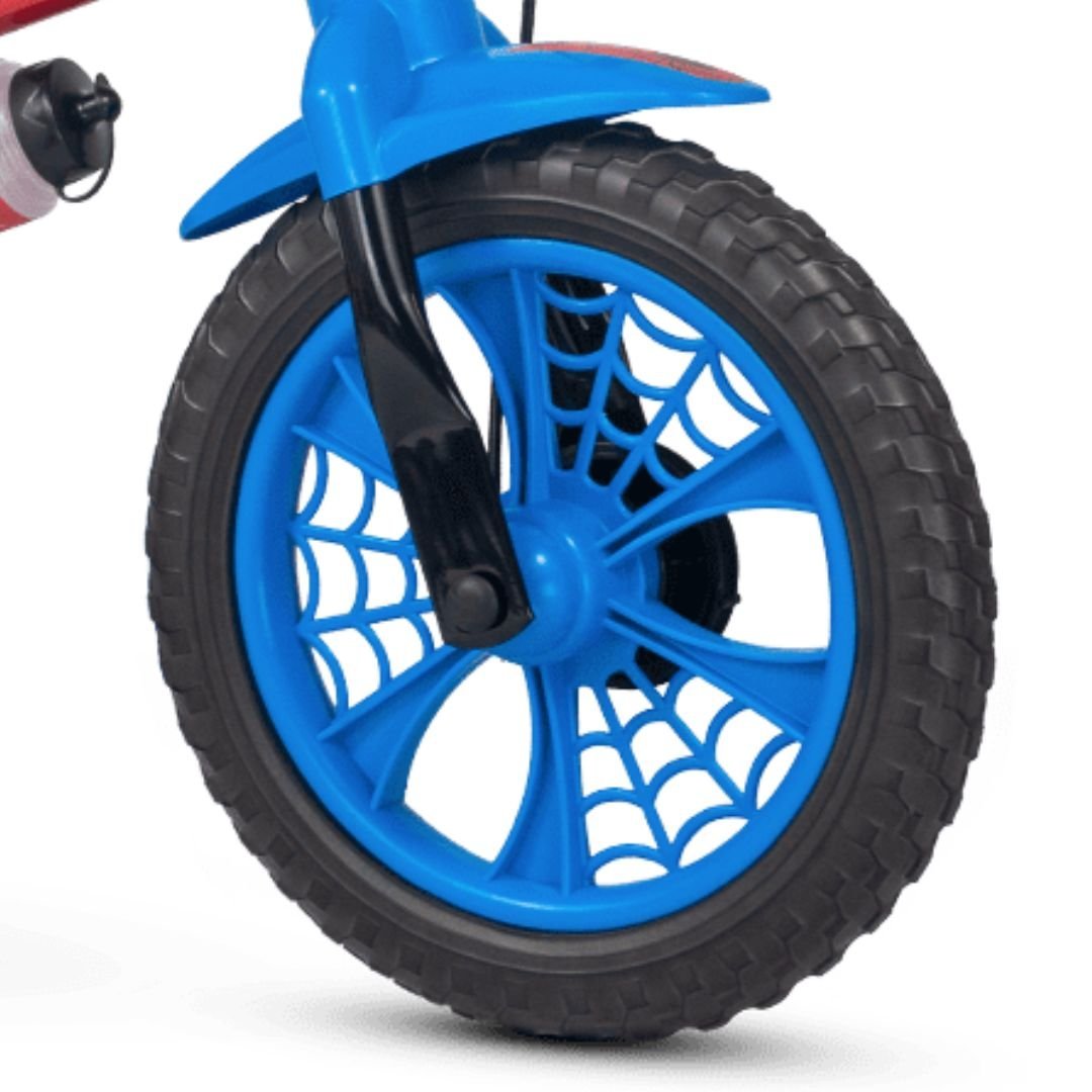 Bicicleta Infantil Menino Aro 12 Homem Aranha com Capacete - 3