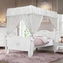 Ver imagem 1 de Cama Infantil Provence com Dossel - Pura Magia