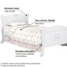 Cama Infantil Provence com Dossel de Teto - Pura Magia - 3