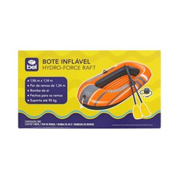 Bote Inflável Hydro-Force Raft Com Remo + Bomba de Ar - Bel - 11