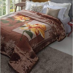 Cobertor Casal Dyuri Kenai 1 Peça Microfibra Jolitex - 1