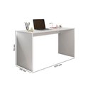 Ver imagem 2 de Mesa Escrivaninha Escritório Estudo Gávea Branco Móveis Leão