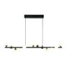 Pendente Fuxico Dourado e Preto Led 26W 3000K Bivolt JU007 Bella - 1