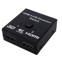 Ver imagem 1 de Switch Hdmi Bi-direcional 2x1 / 1x2 3 Portas Preto X-cell