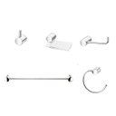 Ver imagem 1 de Kit Acessórios Docol para Banheiro Single Chrome