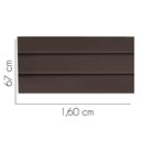 Ver imagem 2 de Painel Cabeceira Estofada Argentina 160cm Cama Box Queen Corino Marrom- Mabe Magazine