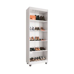 Kit 2 Armários Organizador Multiuso Sapateira Roma 2 Portas Lavanderia e Cozinha - G4 Magazine - 3