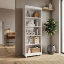 Ver imagem 5 de Kit 2 Armários Organizador Multiuso Sapateira Roma 2 Portas Lavanderia e Cozinha - G4 Magazine
