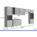 Ver imagem 3 de Kit Modulado 6 Peças Brilhante C570 Off White MGM