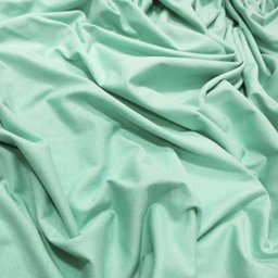 Tecido Malha de Algodão Meia Malha Tubular 100% Algodão 1,00x1,20m:verde Claro - 1